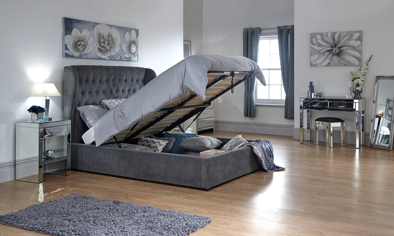 Dakota 135cm Ottoman Bed with Solid Base
