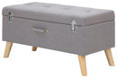 Minstrel Storage Ottoman Large - Bankrupt Beds
