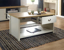 Lancaster 2 Drawer Coffee Table - Bankrupt Beds