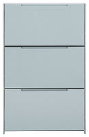 Narrow High Gloss 3 Tier Shoe Cabinet