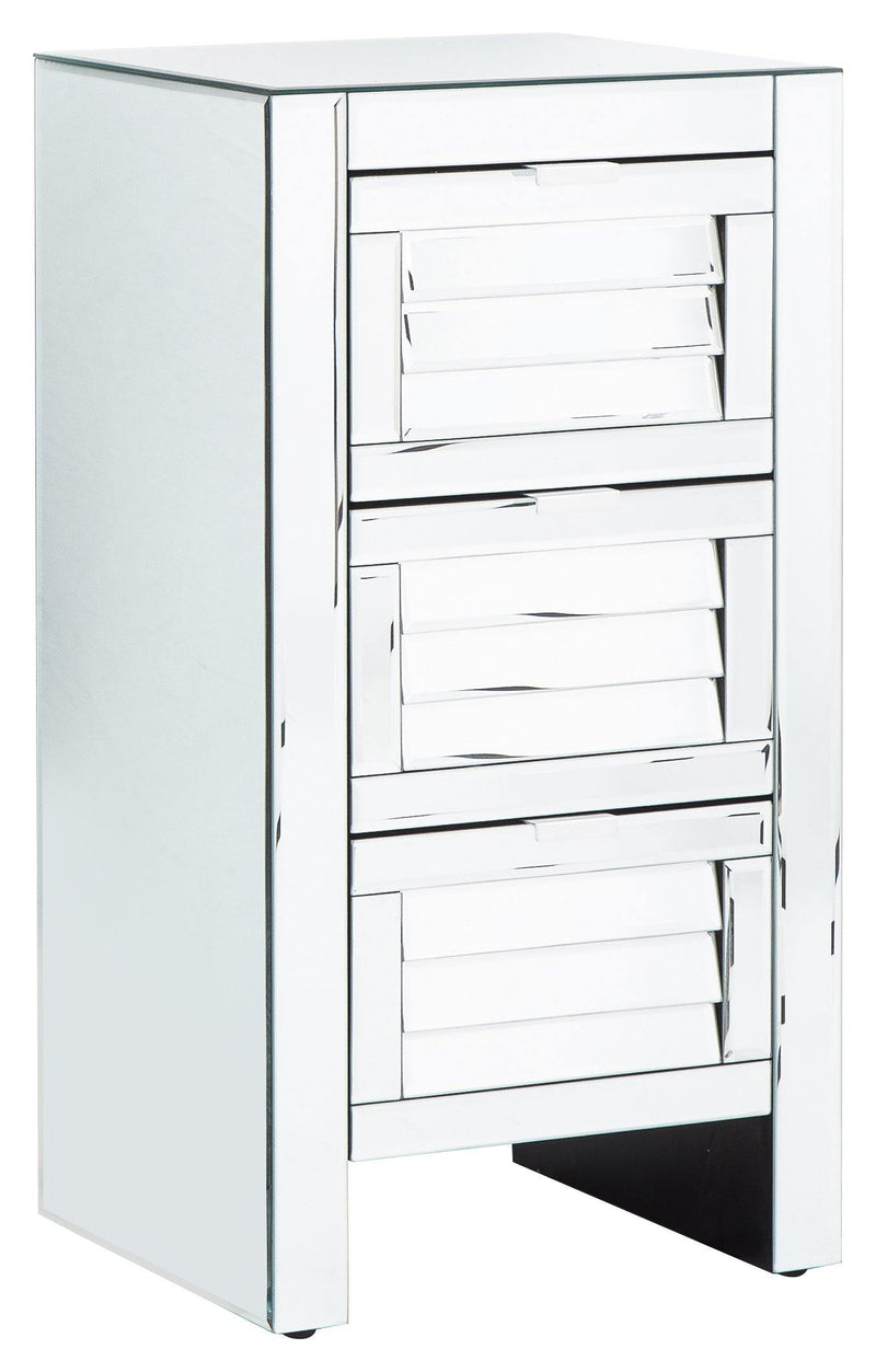 Antigua 3 Drawer Louvered Chest - Bankrupt Beds