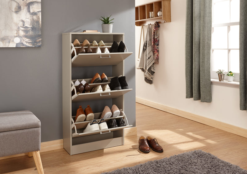 Stirling Three Tier Shoe Cabinet