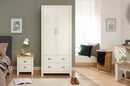 Lancaster 2 Door 2 Drawer Wardrobe - Bankrupt Beds