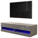 Galicia 120cm Wall TV Unit with LED - Bankrupt Beds